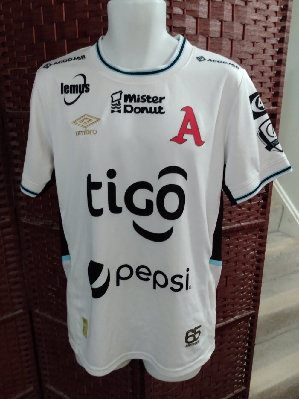 Umbro Alianza FC Soccer Jersey Medium Home 23-24 White